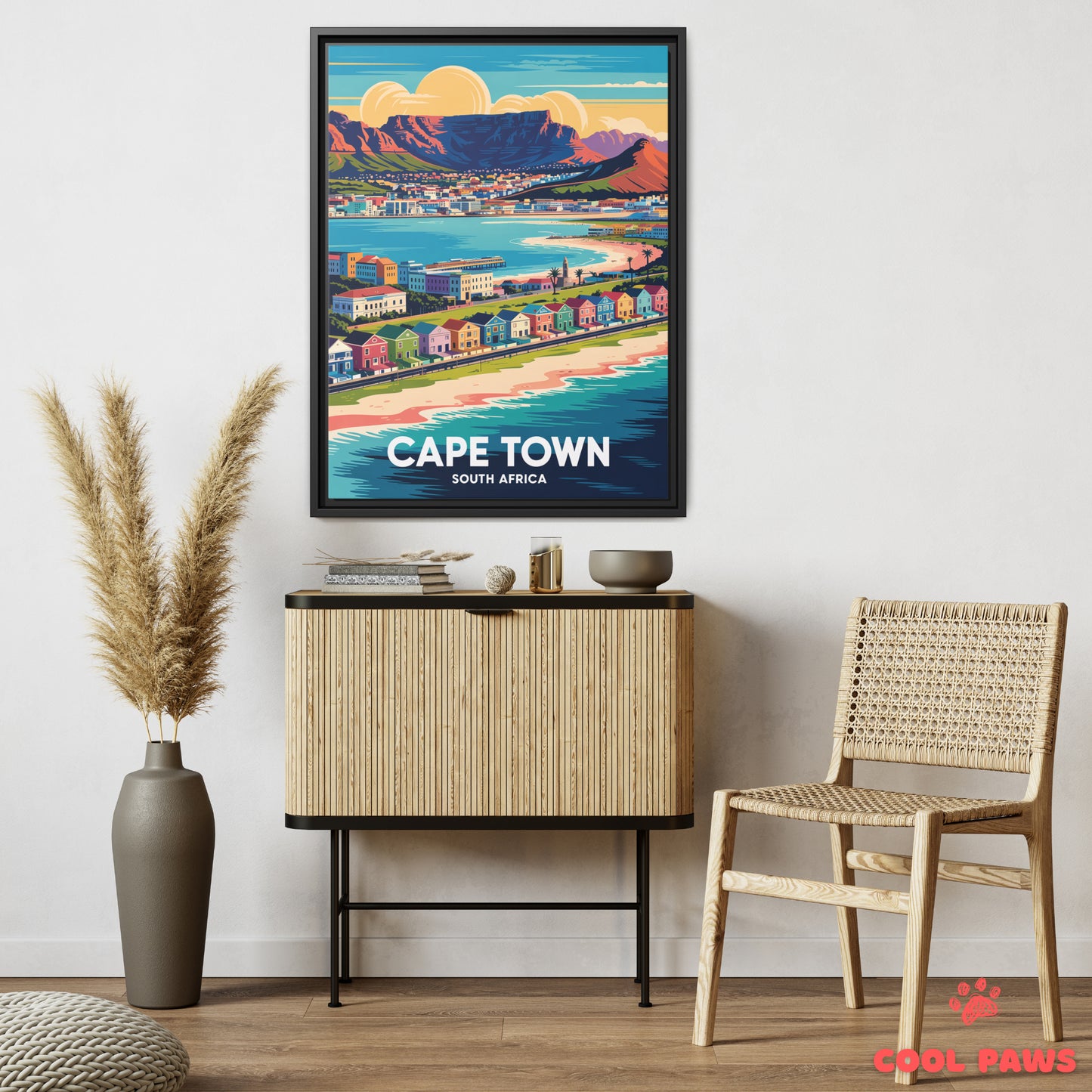 Cape Town Travel Print | Table Mountain | South Africa
