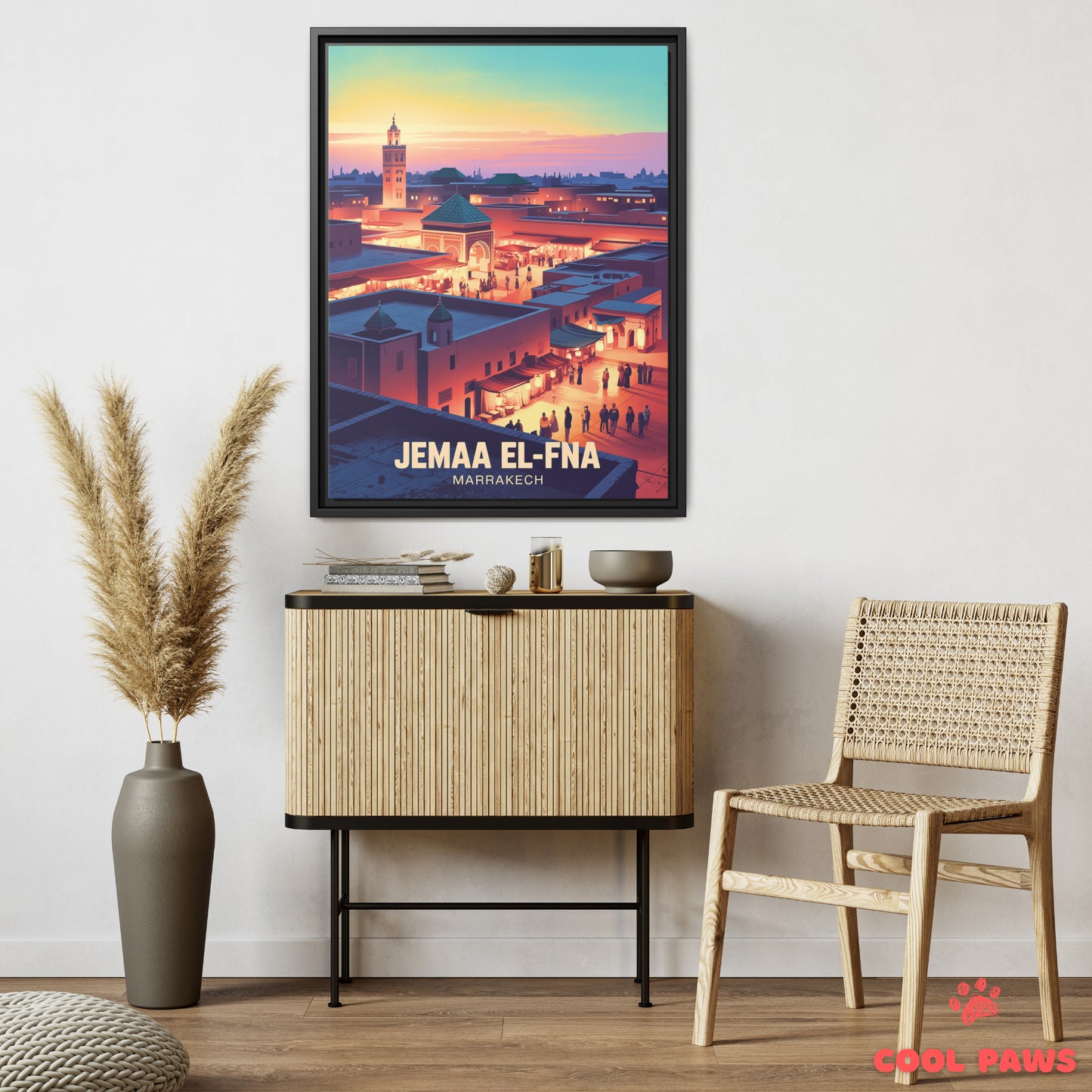 Djemaa el Fna Travel Print | Jemaa el Fna Square | Morocco