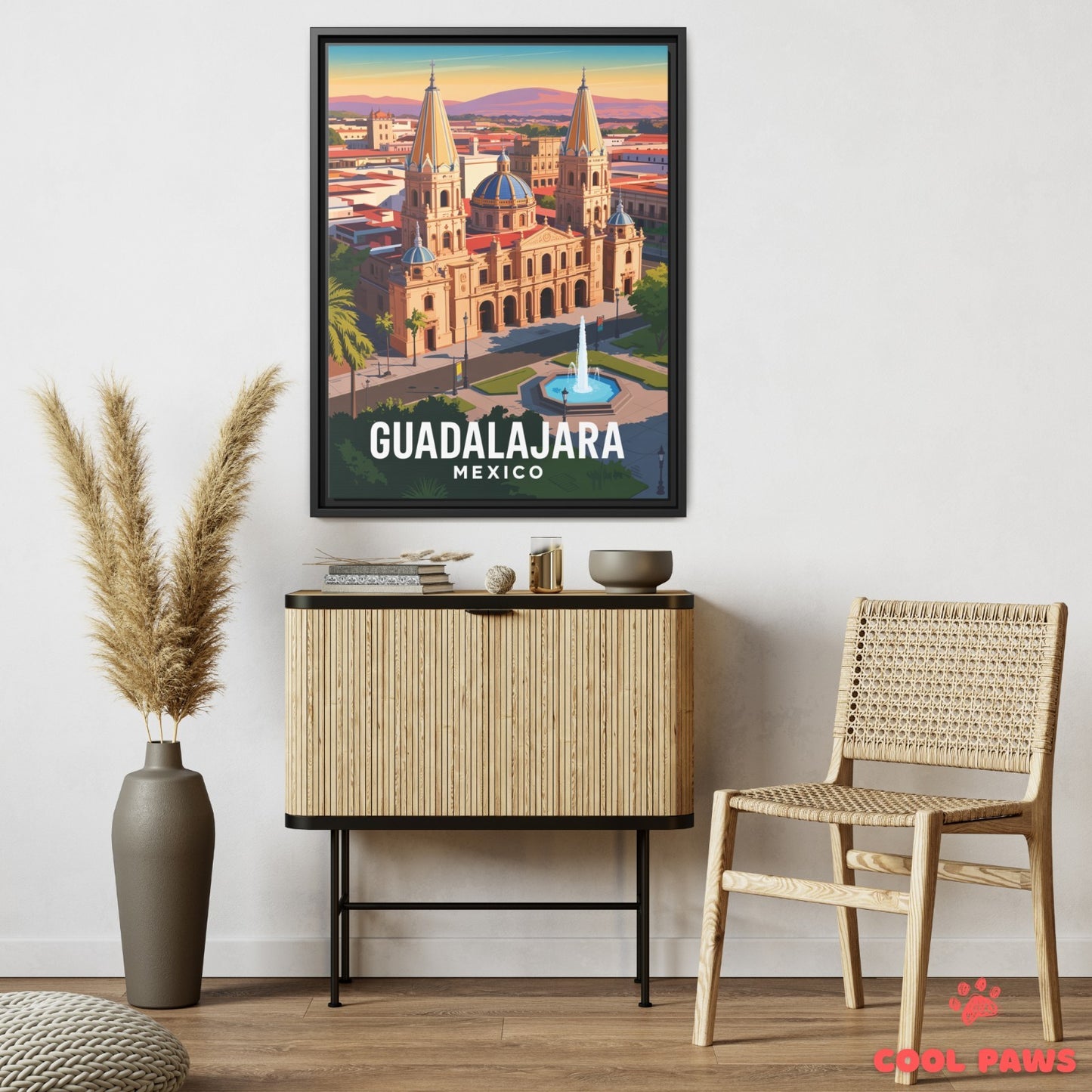 Guadalajara Travel Print | Cathedral