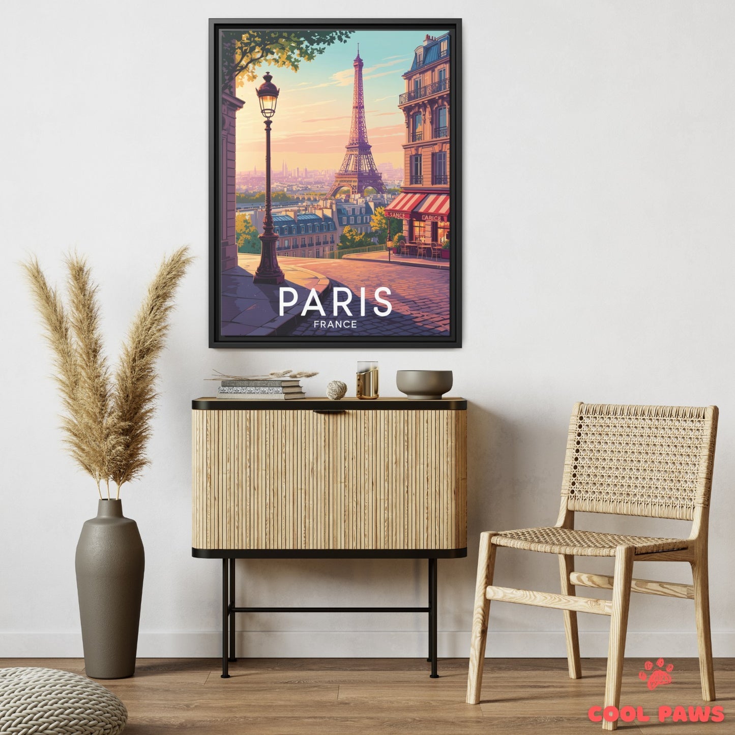 Paris Travel Print | French Eiffel Tower | France