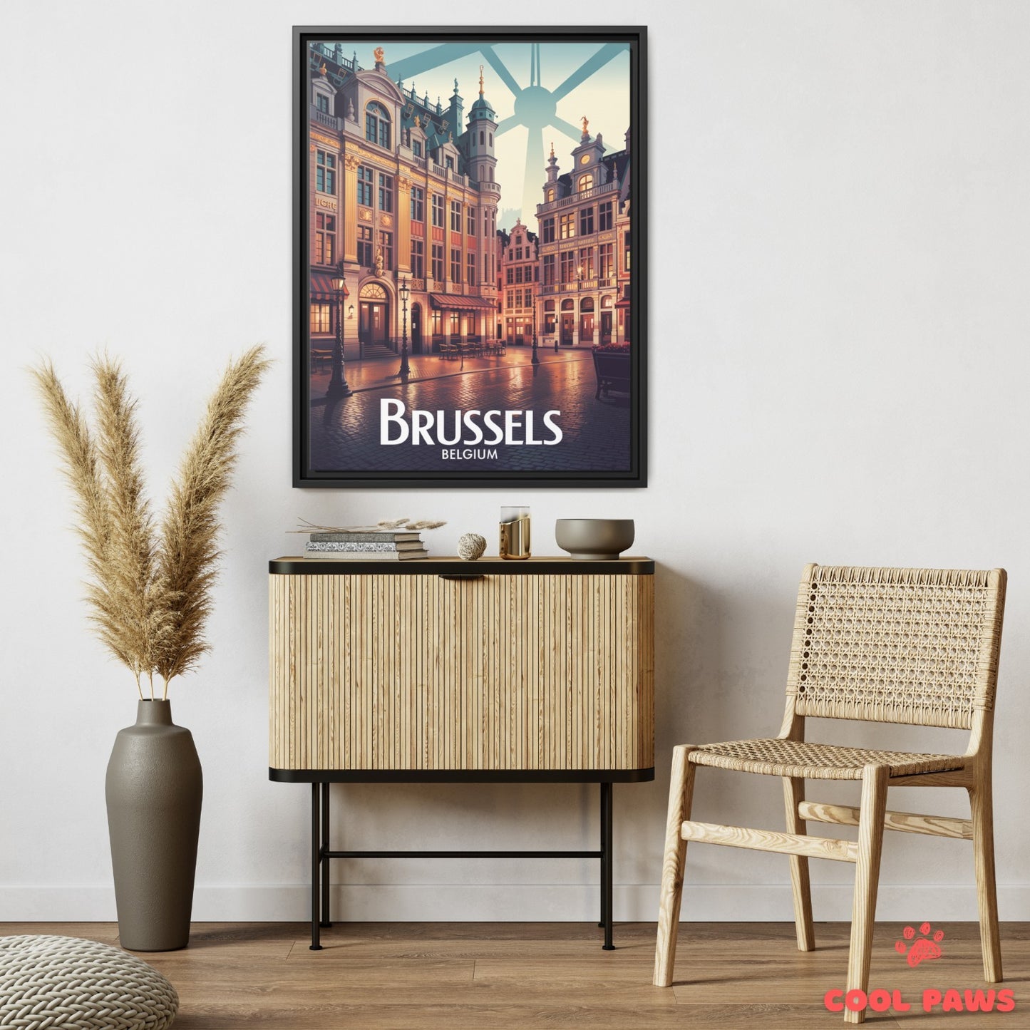Brussels Travel Print | Belgian Grand Place | Belgium