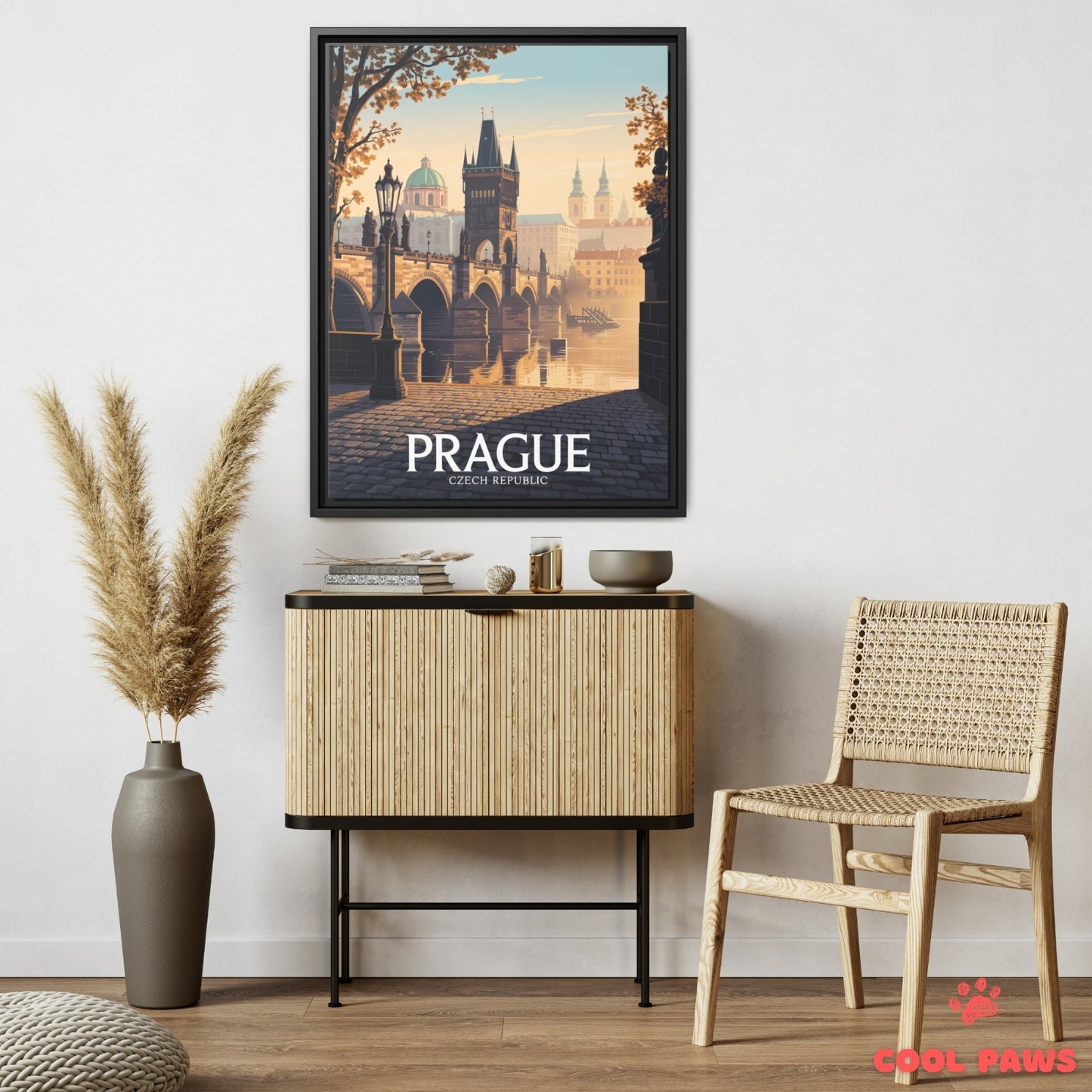 Prague Travel Print | Czech Charles Bridge | Czcech Republic