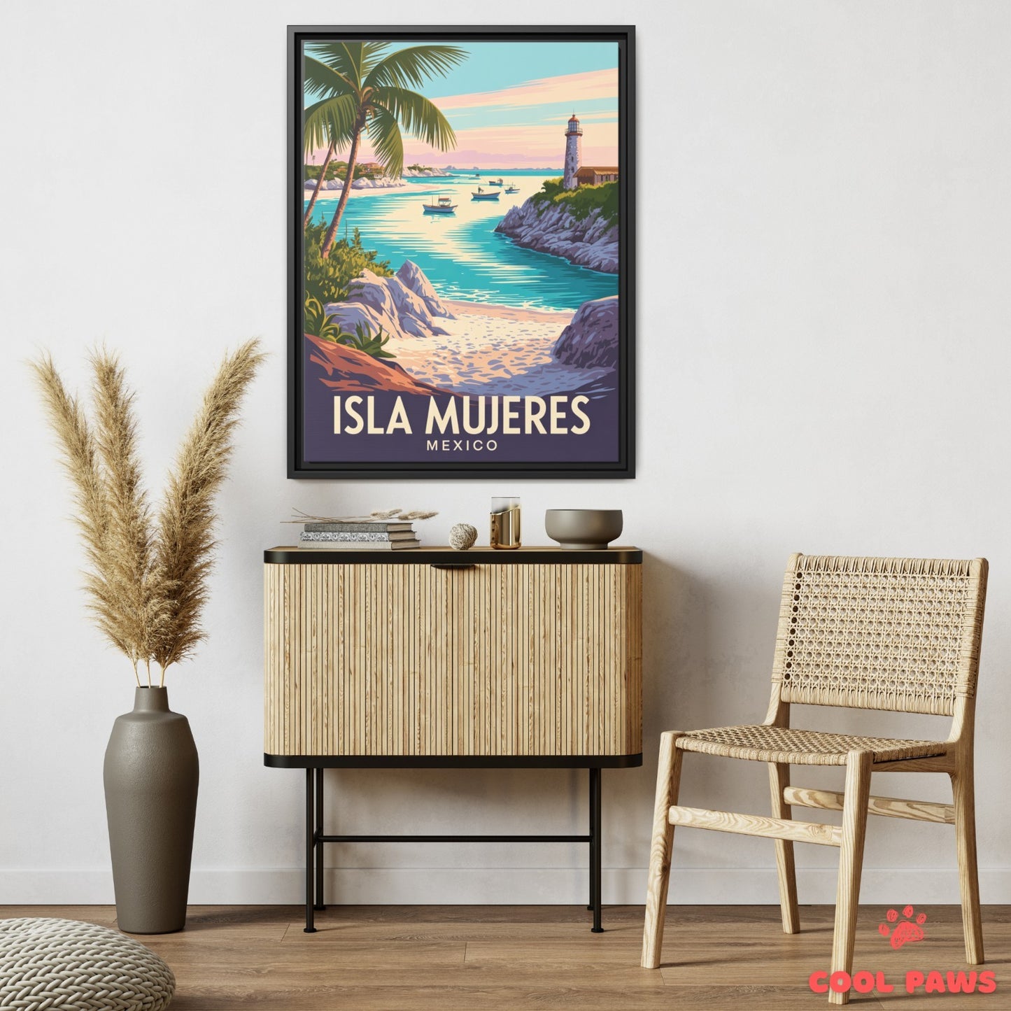 Isla Mujeres Travel Print | Lighthouse