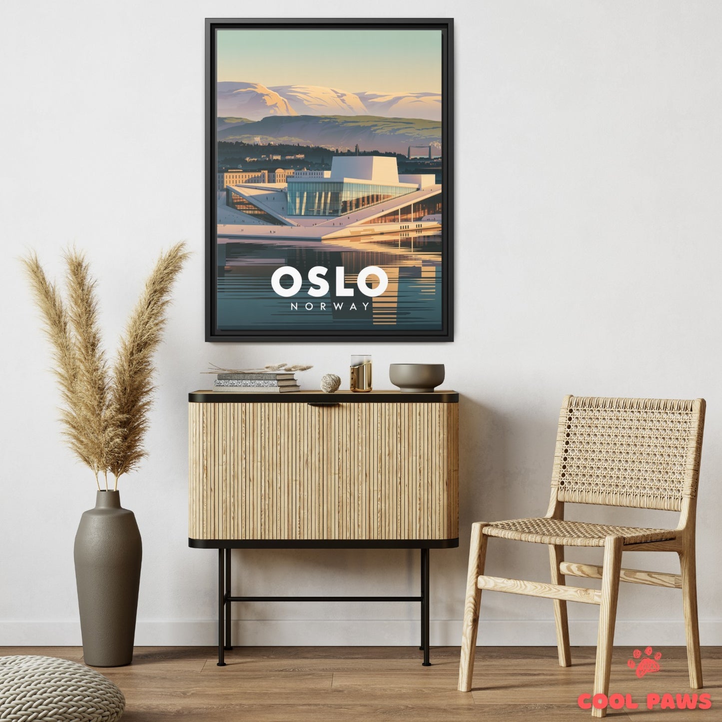 Oslo Travel Print | Norwegian Opera House | Norway