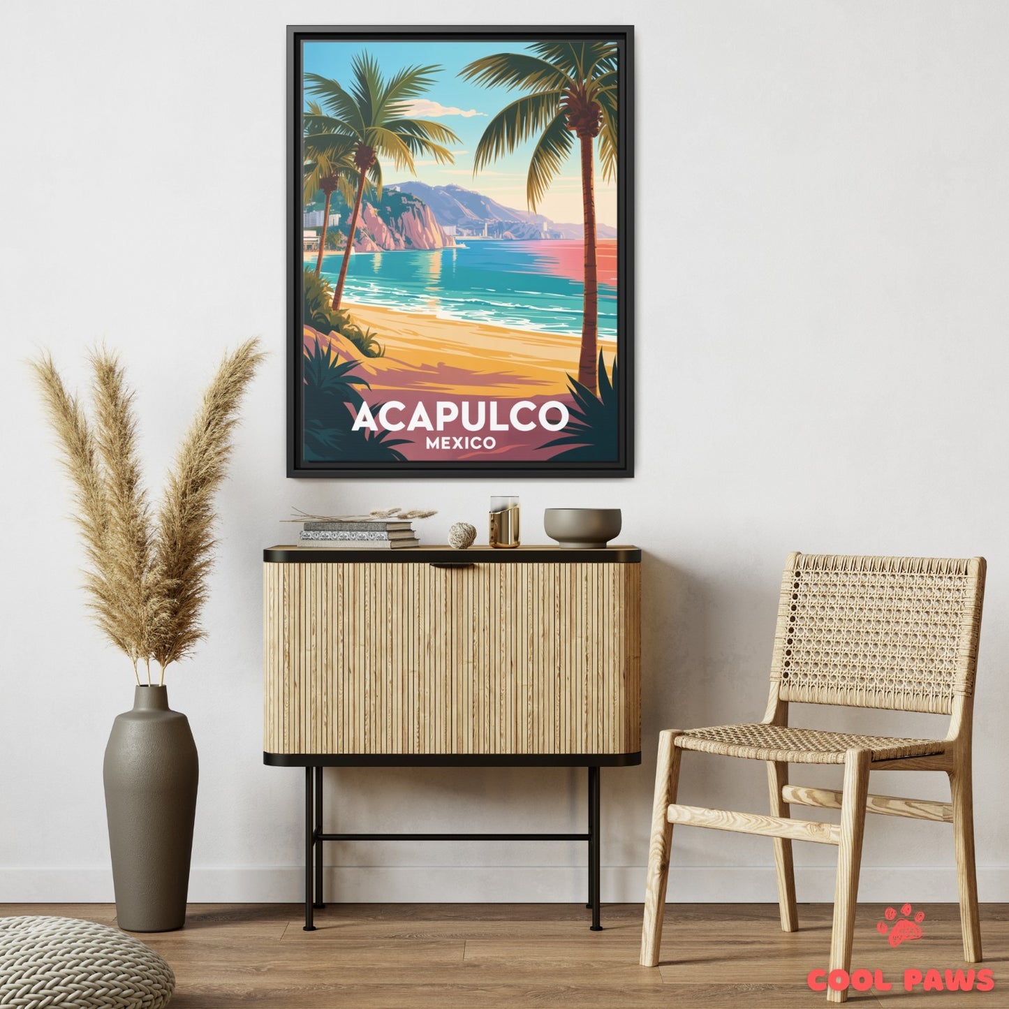Acapulco Travel Print | Beach and Island