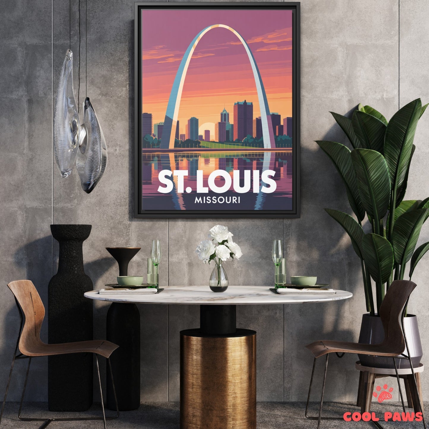 St. Louis Travel Print | Gateway Arch Missouri