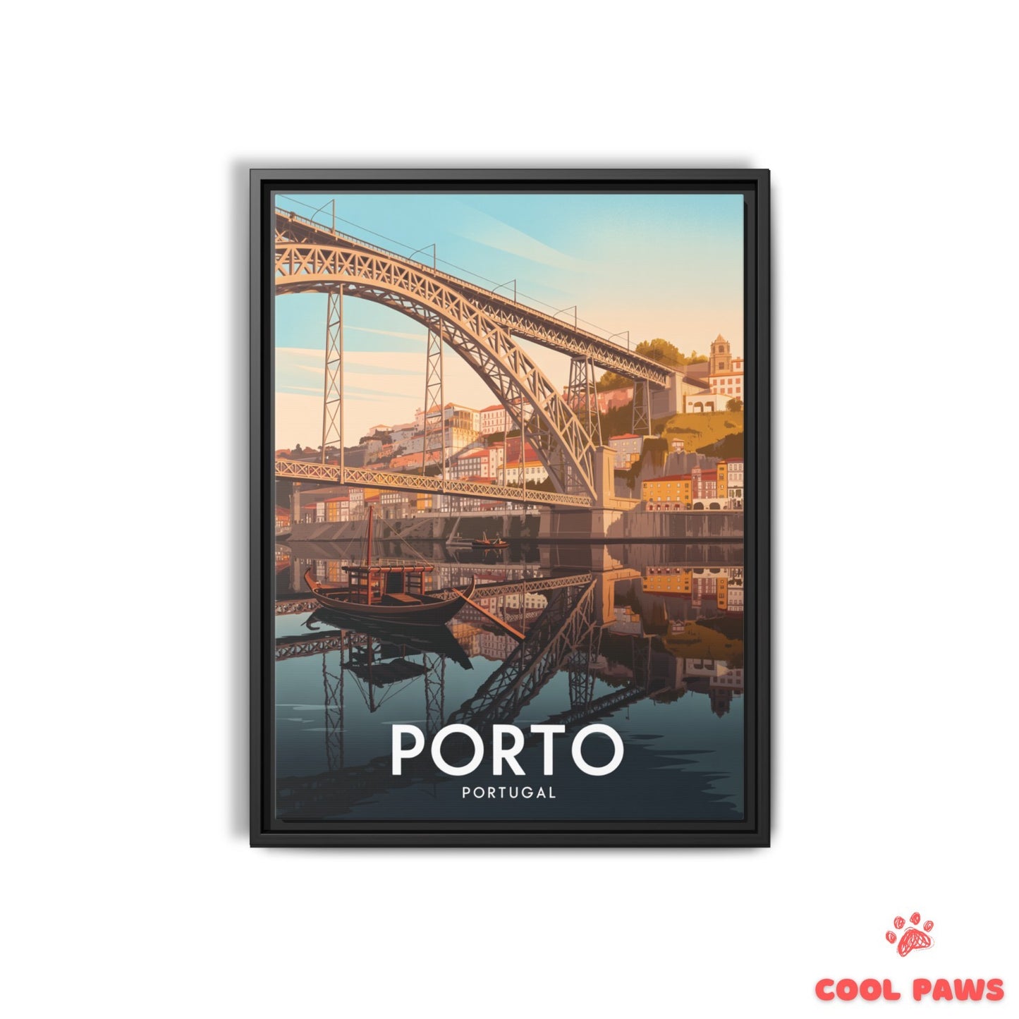 Porto Travel Print | Portuguese Dom Luís I Bridge | Portugal