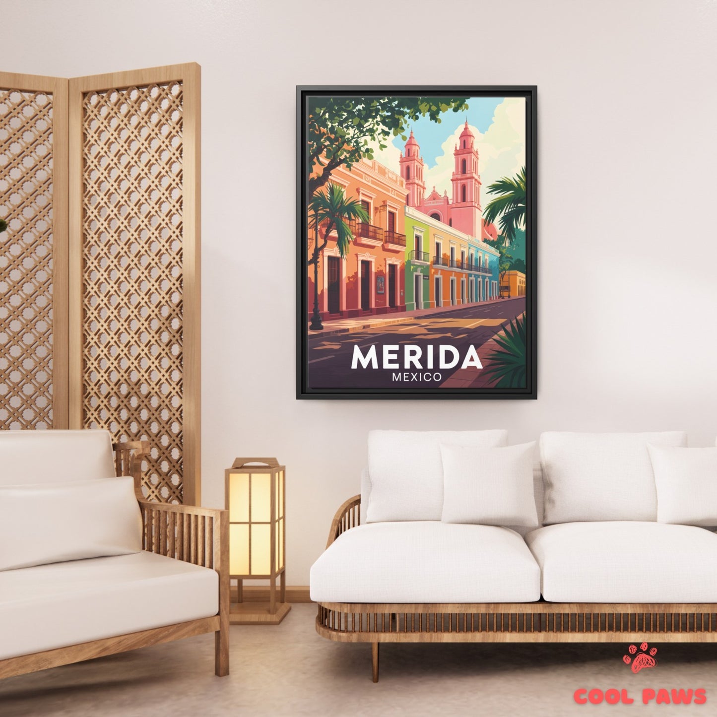 Merida Travel Print | Cathedral of Merida