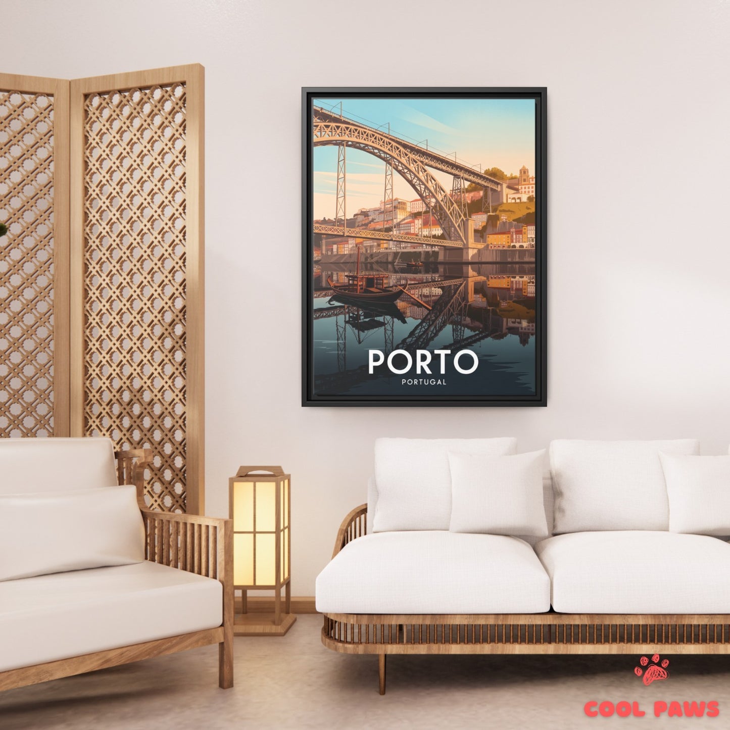 Porto Travel Print | Portuguese Dom Luís I Bridge | Portugal