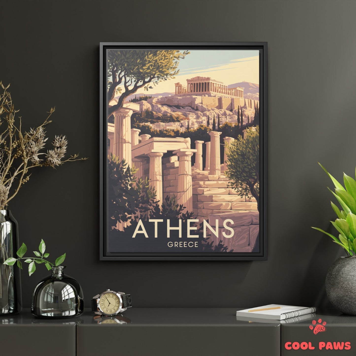 Athens Travel Print | Greek Parthenon | Greece