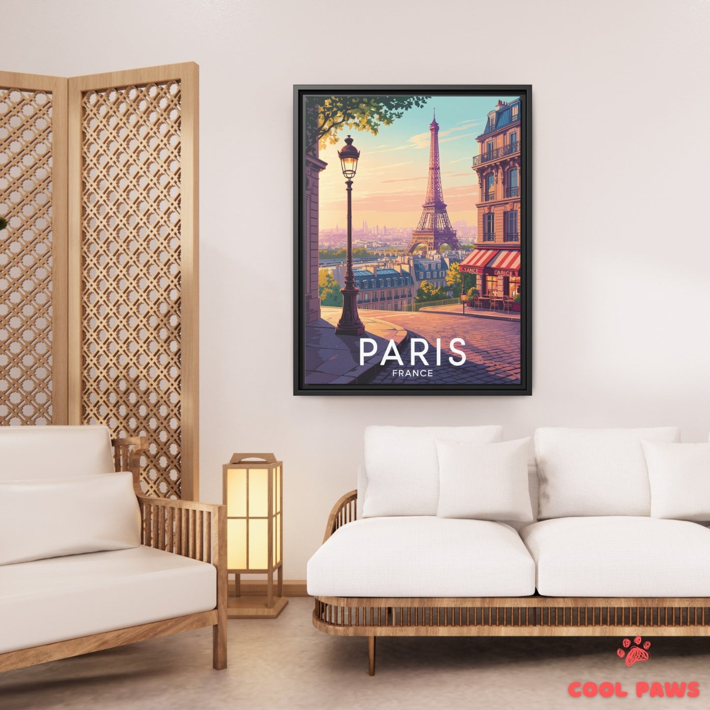 Paris Travel Print | French Eiffel Tower | France