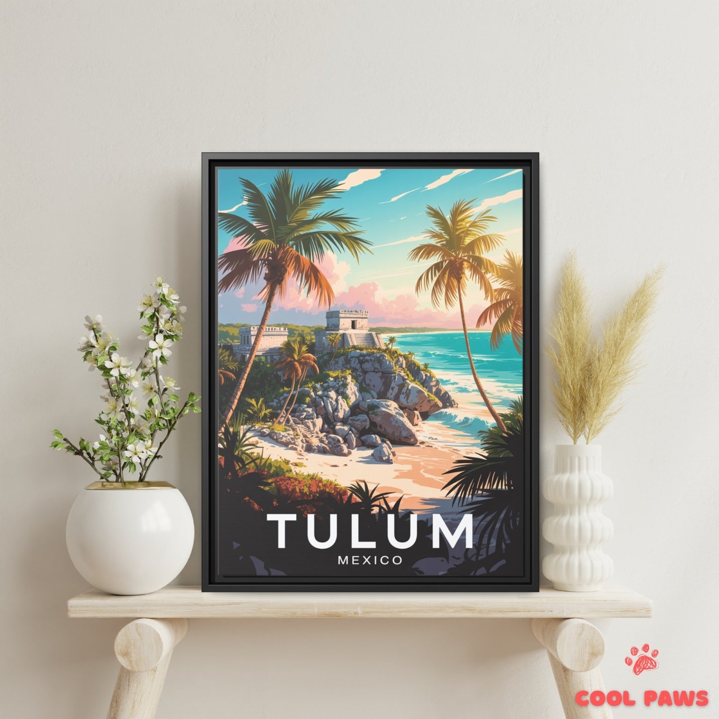 Tulum Travel Print | Mayan Ruins