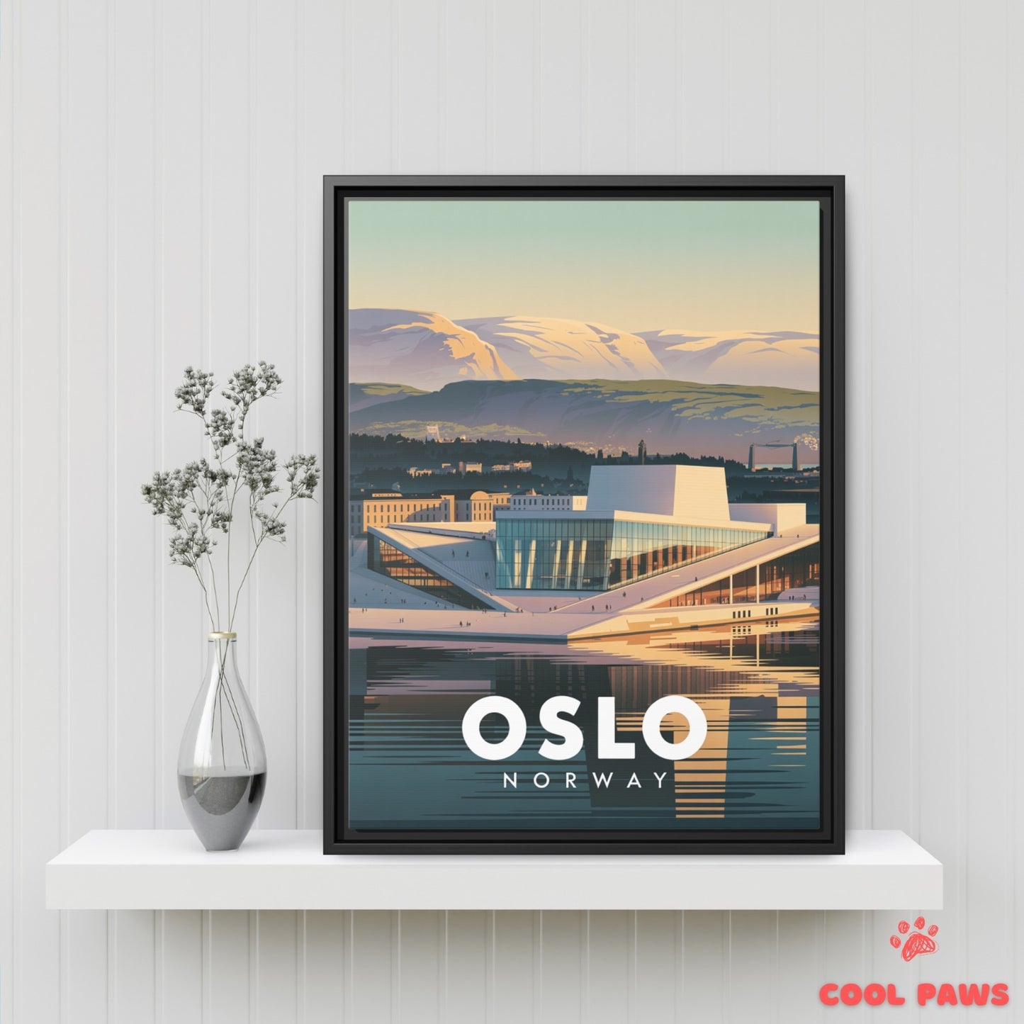 Oslo Travel Print | Norwegian Opera House | Norway
