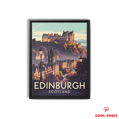 Edinburgh Travel Print | Scottish Edinburgh Castle | Scotland