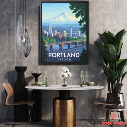 Portland Travel Print | Mount Hood Oregon