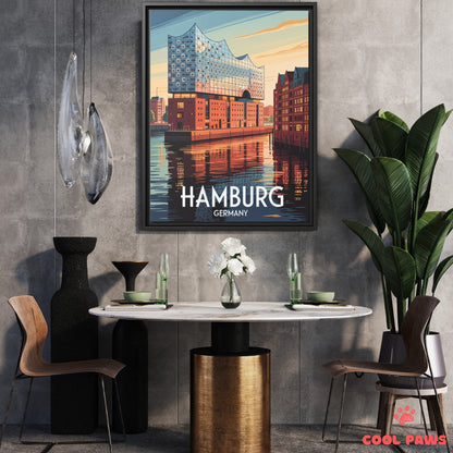 Hamburg Travel Print | German Elbphilharmonie | Germany