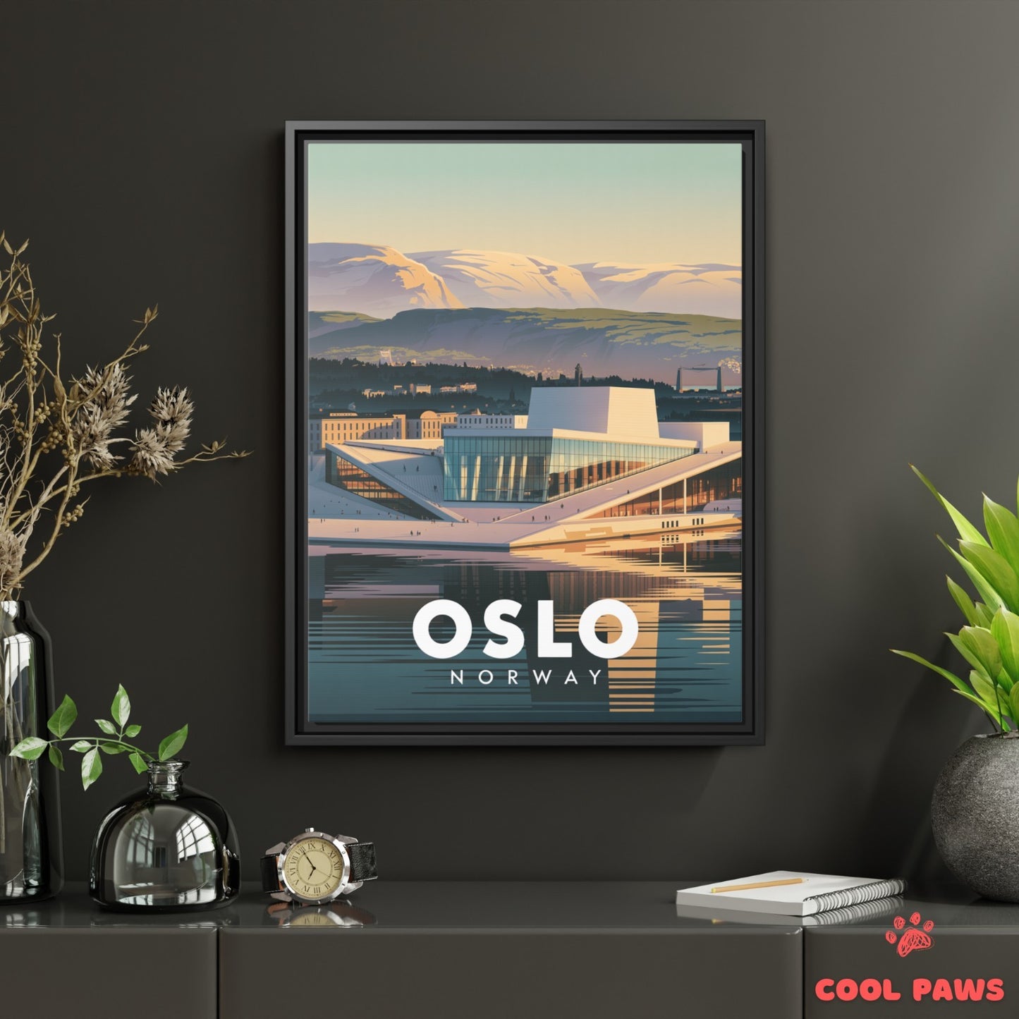 Oslo Travel Print | Norwegian Opera House | Norway