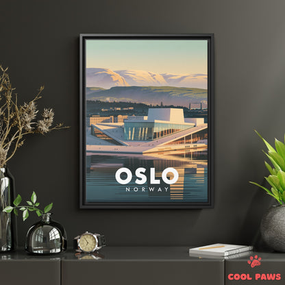 Oslo Travel Print | Norwegian Opera House | Norway