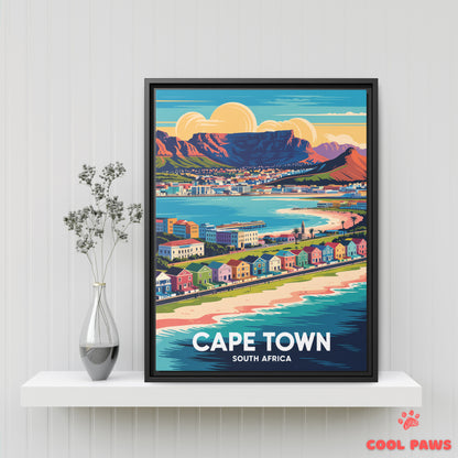 Cape Town Travel Print | Table Mountain | South Africa