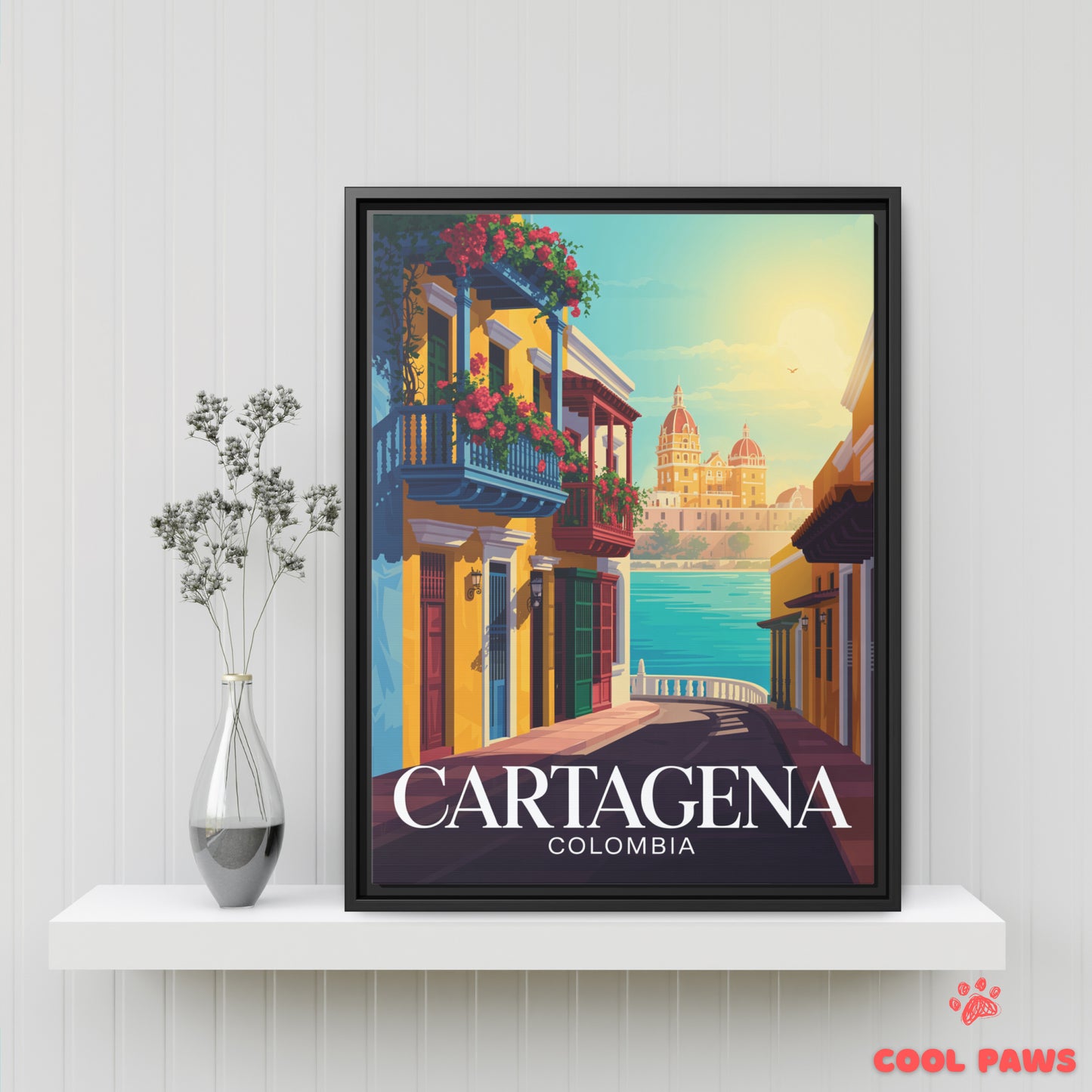Cartagena Travel Print | Walled City | Colombia