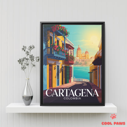 Cartagena Travel Print | Walled City | Colombia