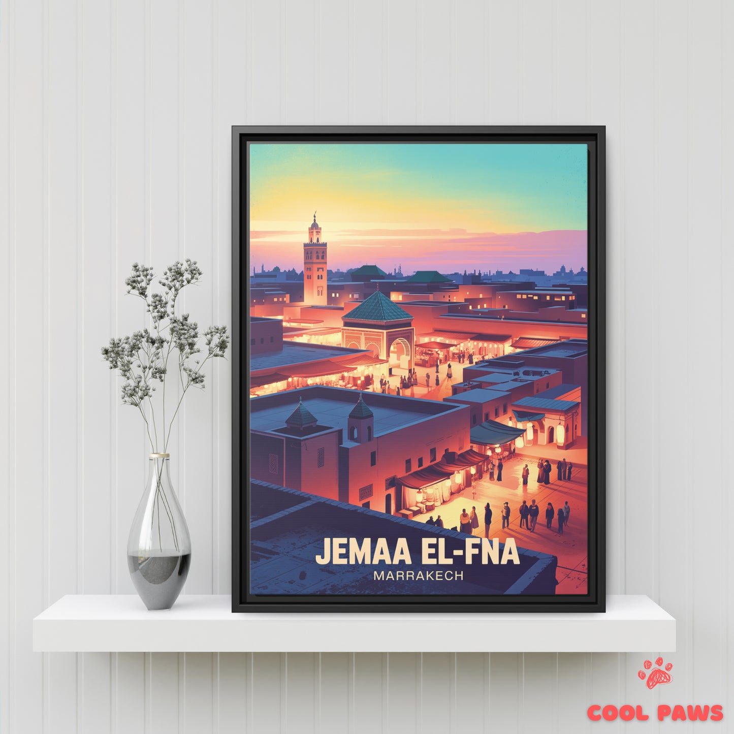 Djemaa el Fna Travel Print | Jemaa el Fna Square | Morocco