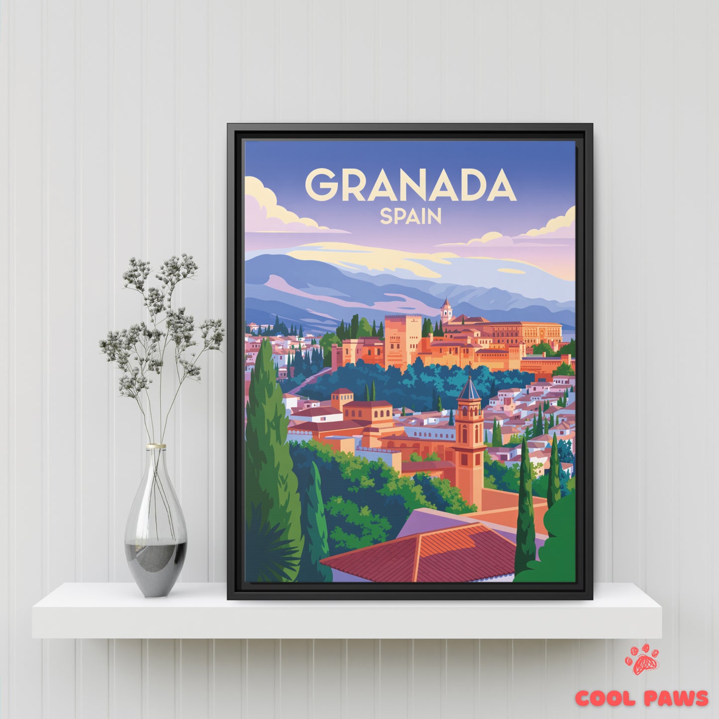 Granada Travel Print | Spanish Alhambra | Spain