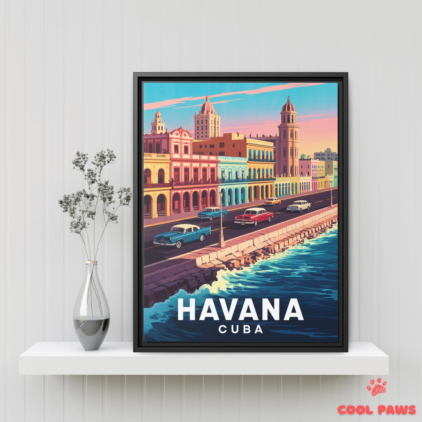 Havana Travel Print | Malecon | Cuba