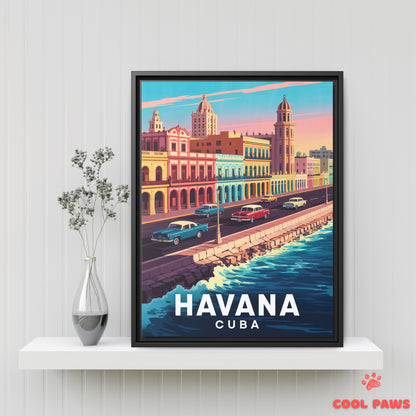 Havana Travel Print | Malecon | Cuba