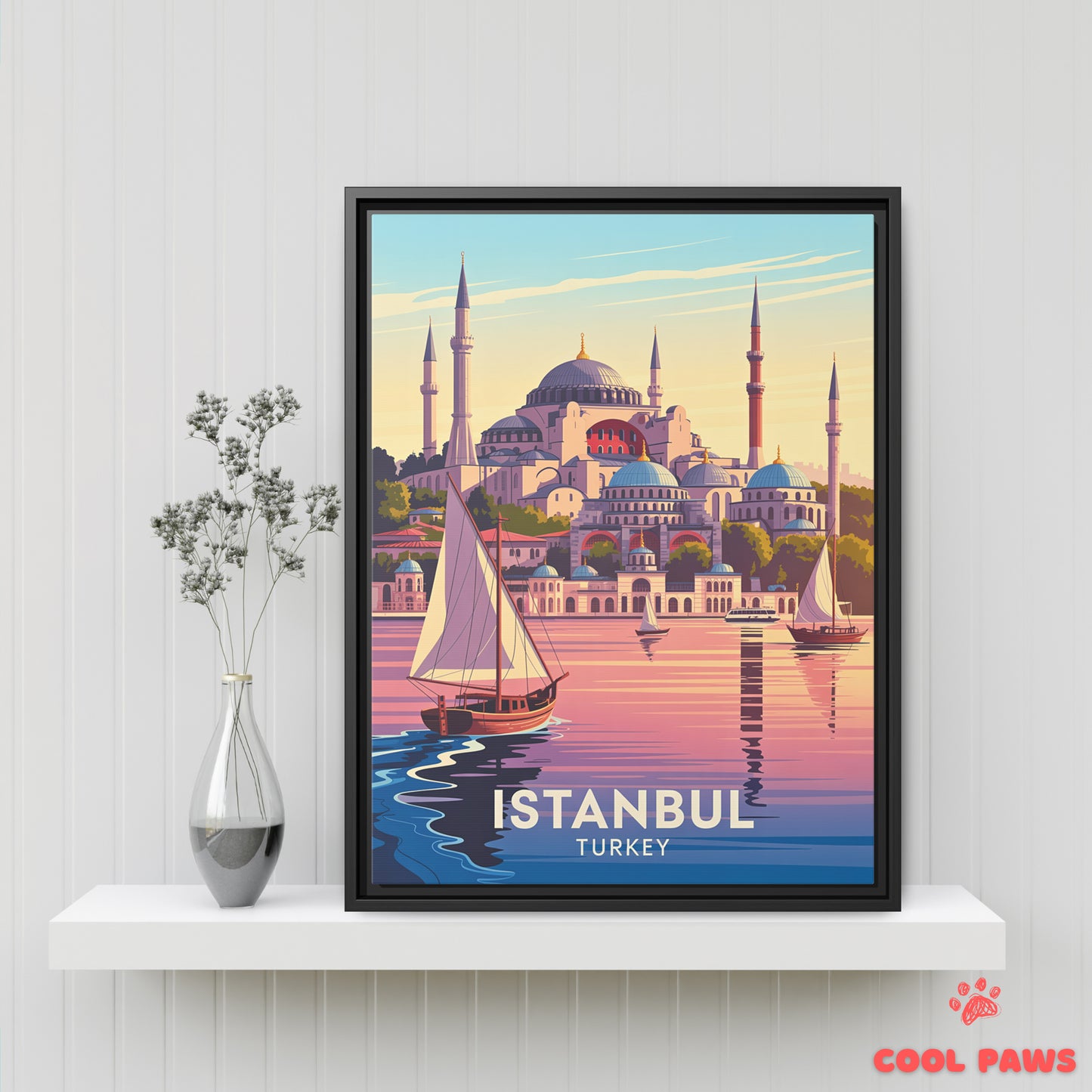 Istanbul Travel Art Print | Hagia Sophia | Turkey
