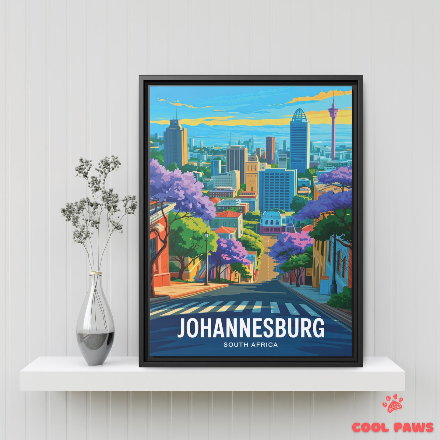 Johannesburg Travel Print | Hillbrow Tower | South Africa