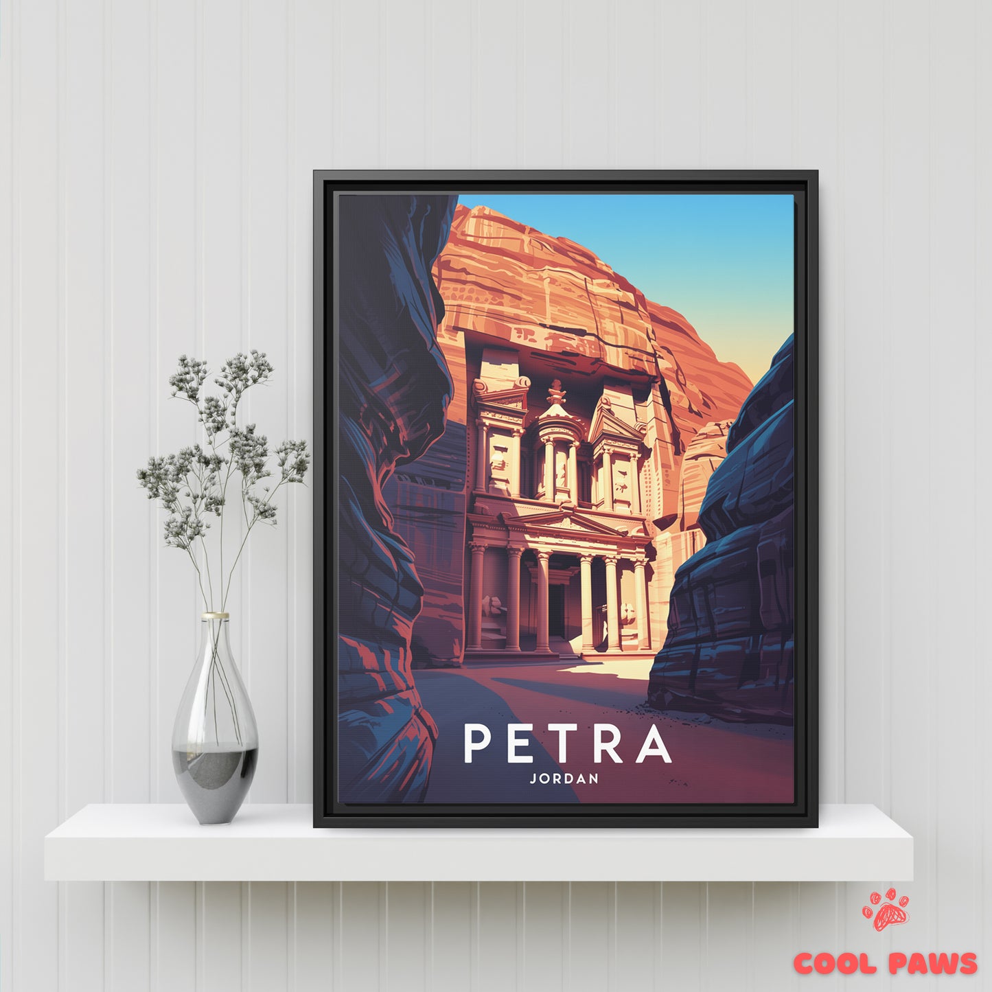 Petra Travel Print | The Treasury (Al Khazneh) | Jordan