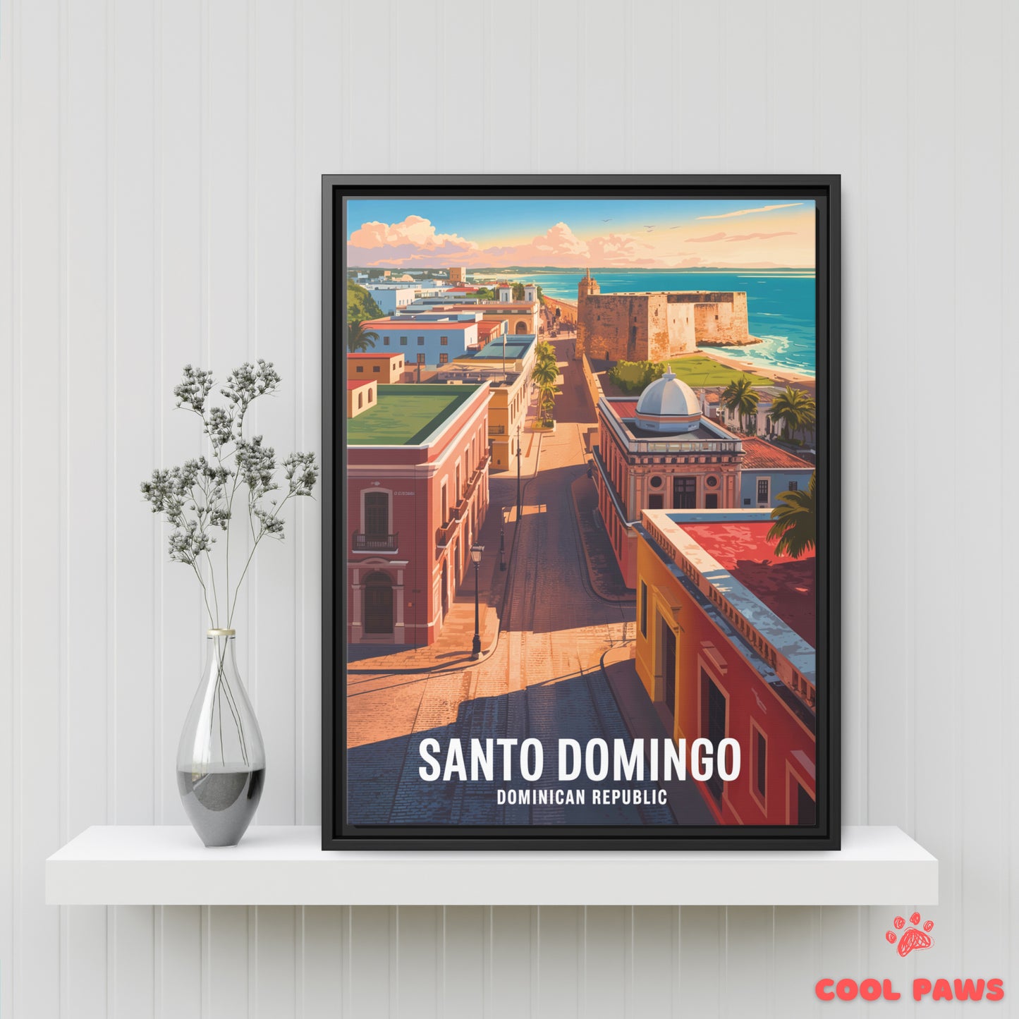 Santo Domingo  Travel Print | Ozama Fortress | Dominican Republic