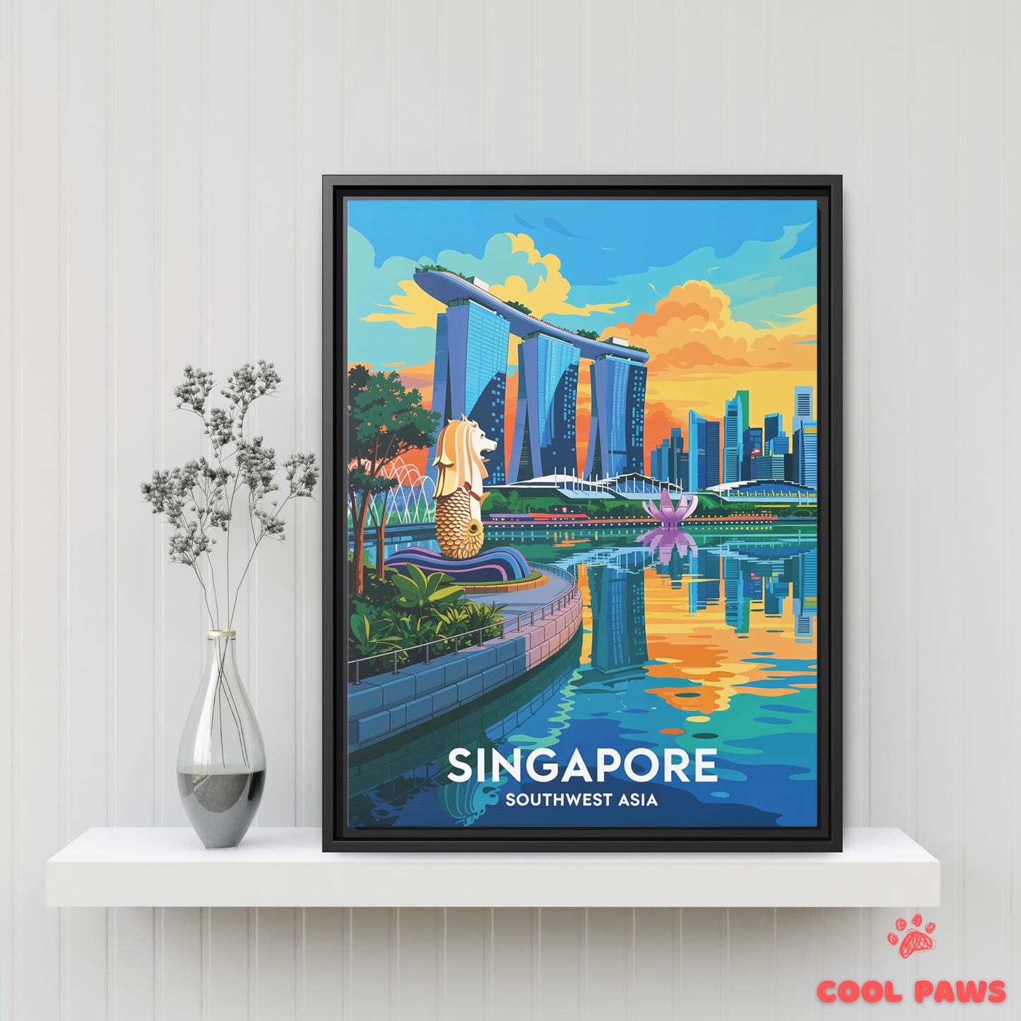 Singapore Travel Print | Marina Bay Sands