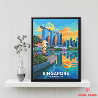 Singapore Travel Print | Marina Bay Sands