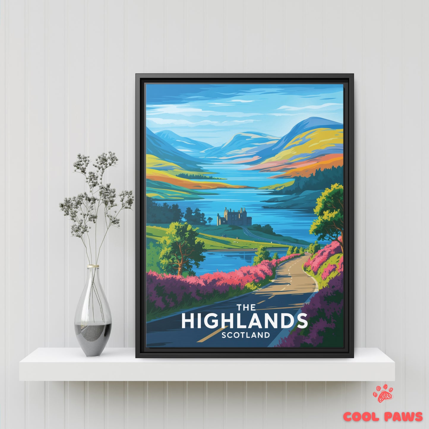 The Highlands Travel Print | Scottish Castle | Scotland