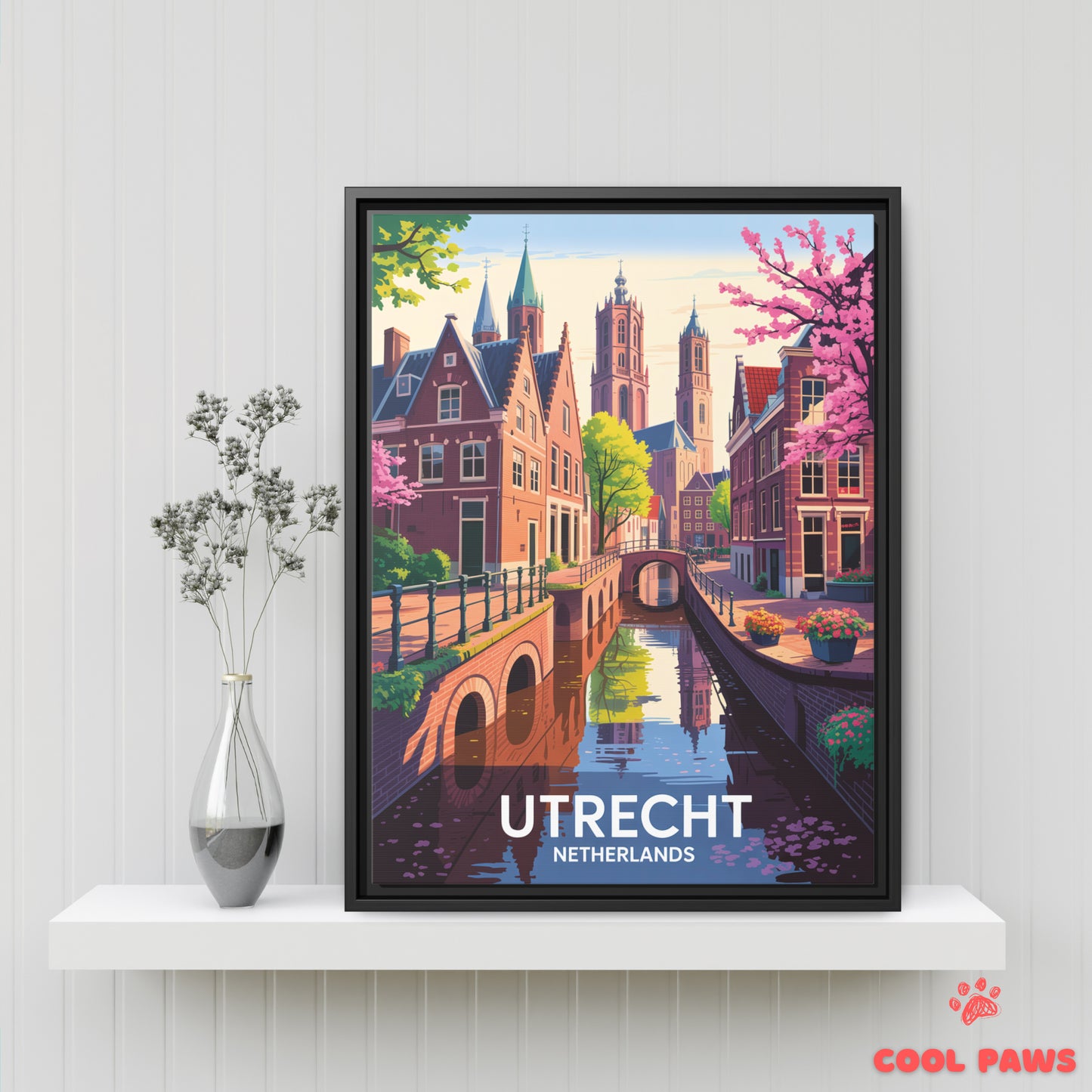 Utrecht Travel Print | Dutch Dom Tower | Netherlands