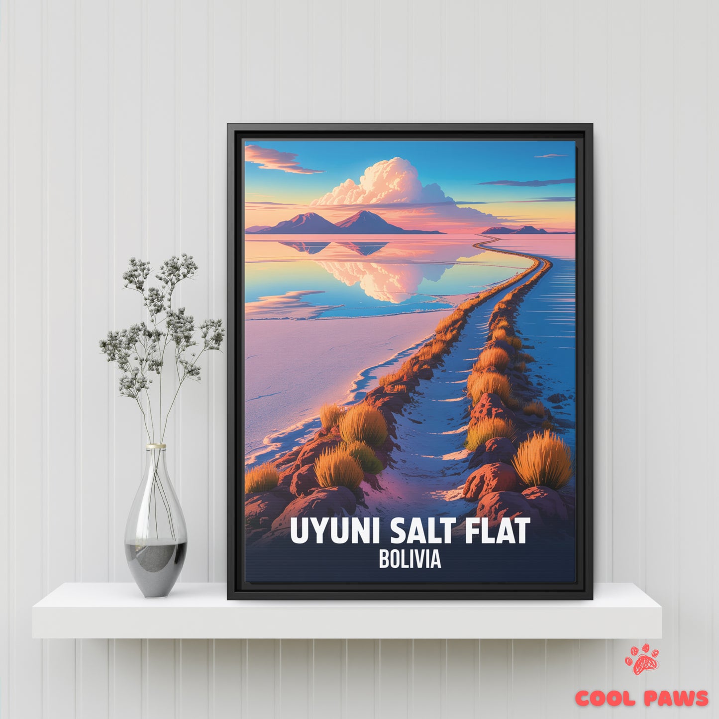 Uyuni Salt Flat Travel Print | Uyuni Salt Flats | Bolivia