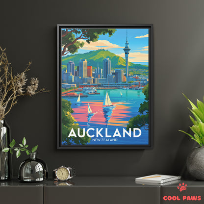 Auckland Travel Print | Sky Tower | New Zealand