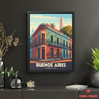 Buenos Aires Travel Print | Caminito Street | Argentina