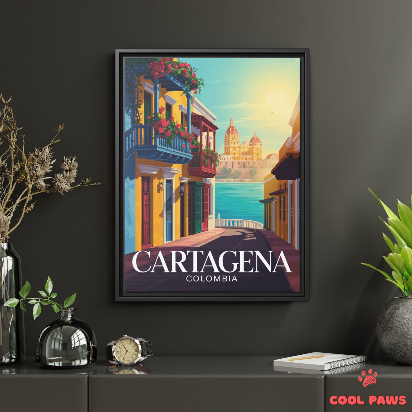 Cartagena Travel Print | Walled City | Colombia