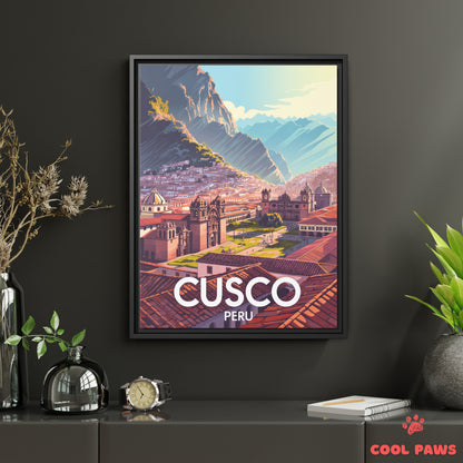 Cusco Travel Print | Plaza de Armas | Peru
