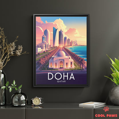 Doha Travel Print | Museum of Islamic Art | Qatar