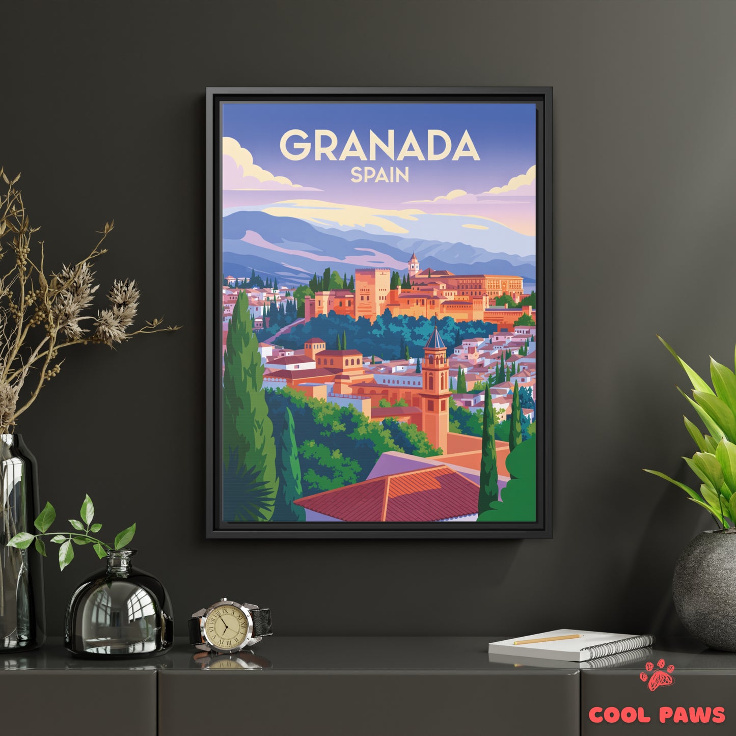 Granada Travel Print | Spanish Alhambra | Spain
