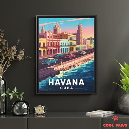 Havana Travel Print | Malecon | Cuba