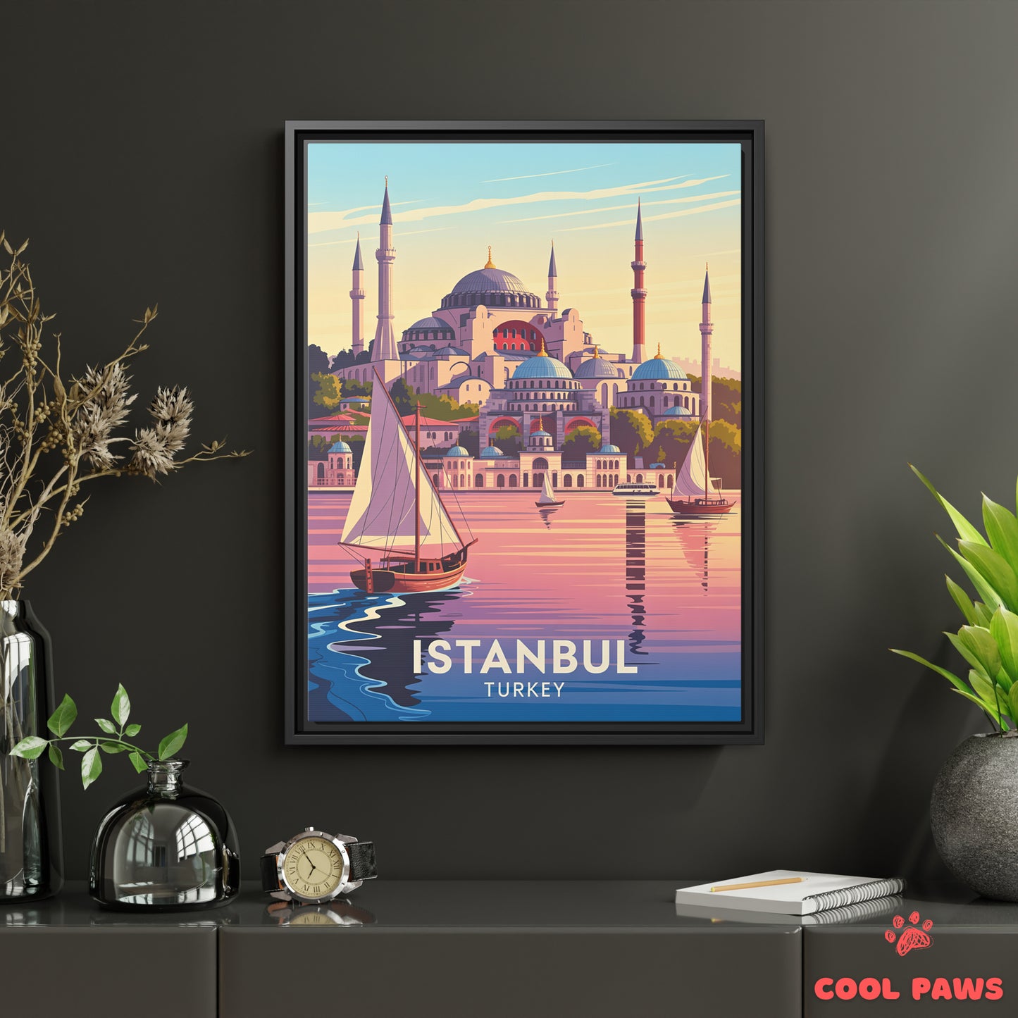 Istanbul Travel Art Print | Hagia Sophia | Turkey