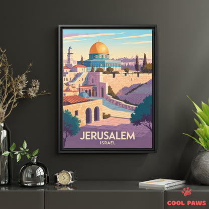 Jerusalem Travel Print | Dome of the Rock | Israel