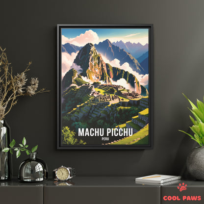 Machu Picchu Travel Print | Machu Picchu | Peru