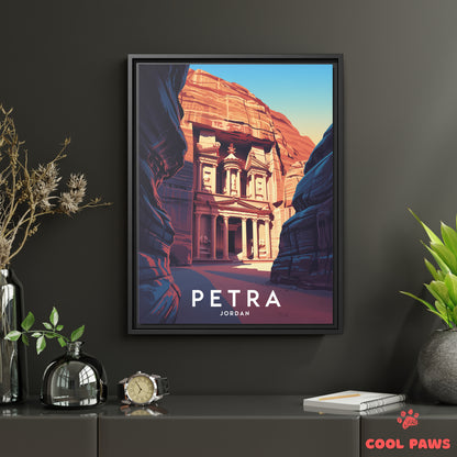 Petra Travel Print | The Treasury (Al Khazneh) | Jordan