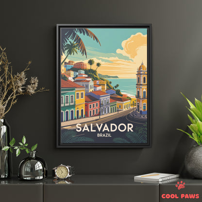 Salvador Travel Print | Pelourinho | Brazil